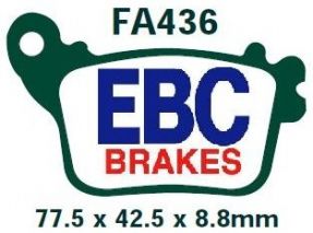 FA436 Rear Brake Pads